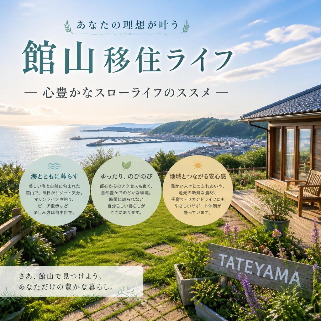 あなたの理想が叶う館山移住ライフ—心豊かなスローライフのススメ